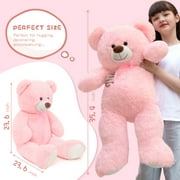 MorisMos Giant Teddy Bear 35.4 Giant Stuffed Animal Big Bear Plush Toy