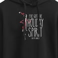 thumbnail image 3 of The Nightmare Before Christmas - Holiday Spirit In My Bones - Juniors Cropped Pullover Hoodie, 3 of 5
