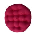 thumbnail image 3 of Cojín redondo para silla, almohada de suelo, cómodo y versátil, cojín para mascotas, silla colgante Rosa rojo, 3 of 9