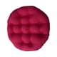 thumbnail image 3 of Cojín para silla de oficina, cojín grueso de mimbre para silla colgante, cojín para asiento de patio Rosa rojo, 3 of 8