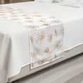 thumbnail image 2 of Queen Bee Bed Runner, Outline Illustrations of Honey Bees Drawn by Hand on a Plain Background, Decorative Accent Bedding Scarf for Hotels Homes and Guestrooms, Queen, Amber and White, by Ambesonne, 2 of 2