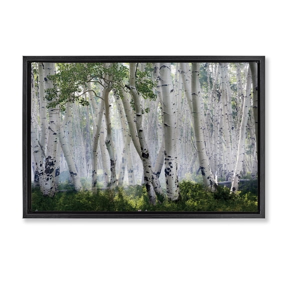 Stupell Industries Up In The Clouds Black Framed Floater Canvas Wall Art design by Mike Jones, 17 x 25