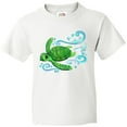 thumbnail image 3 of Inktastic Sea Turtle Swimming Youth T-Shirt, 3 of 5