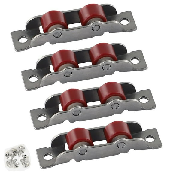 1Pcs/4Pcs New 80 Type Nylon Silent Window Pulley Sliding Door Fittings Door Sliding Roller Slot Wheel 4PCS