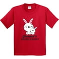 thumbnail image 3 of Inktastic Glammas Snuggle Bunny Easter Youth T-Shirt, 3 of 5
