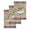 Tan, variant on Easter Kitchen Dish Towels for Drying Dishes Set of 3, Spring Colorful Eggs Flower Leaf Wood Grain Plaid Waffle Weave Microfiber Hand Tea Bathroom Towels Quick Dry & Absorbent Towel 15.7x23.6