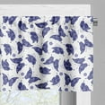 thumbnail image 5 of Ambesonne Butterfly Valance & Curtain, Design of Mariposa Floral, 55"x36", Indigo Ceil Blue, 5 of 7