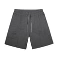 thumbnail image 3 of Ramiter Workout Shorts Men Beach Shorts Pants Fitness Summer Quick-drying Sports Surfing Men's Men's pants Dark Gray,3XL, 3 of 4