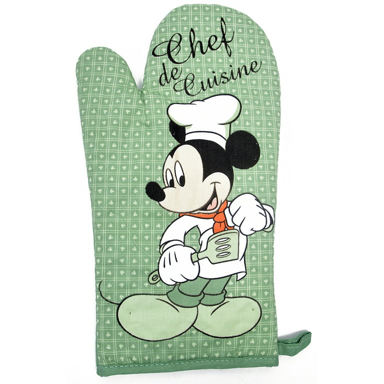 Mickey Mouse Linen Kitchen Oven Mitts