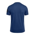 thumbnail image 6 of Mens Loose Fit Tactical T-Shirts Crew Neck Quick Dry Polyester Hook Loop Patch Breathable Short Sleeve Outdoor, Royal Blue, 2XL, 6 of 6