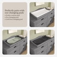 thumbnail image 6 of Evolur 851-RG Wooden Diaper Changing Table, Rustic Gray, 6 of 6
