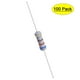 thumbnail image 1 of Uxcell 100Pcs 1W 1 Vatio Resistor de Película de Óxido Metálico Axile 620 Ohm ±5% Tolerancia, 1 of 5