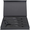 thumbnail image 1 of Ceramic Knifes Set With Sheaths 5 Piece Black Ceramic Knifes Set Kitchen Knife, 1 of 4
