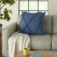 thumbnail image 4 of Nourison Life Styles Blue Decorative Throw Pillow , 24" x 24", 4 of 5