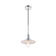 thumbnail image 6 of Modern Living Room Kitchen Bedroom Etude 1 Light Chrome Pendant, 6 of 7
