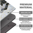 thumbnail image 6 of Modern Kitchen Mats for Floor 2 Piece, Cushioned Anti-Fatigue Kitchen Rugs Non Slip Memory Foam Modern Kitchen Mats Rug Waterproof PVC Comfort Mat for Office Sink 17'''' x 47'''' + 17'''' x 30'''', 6 of 6