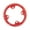 42T Red, variant on Bicycles Crank Narrow and Wide Chainring Wheel Bike Crankset Tooth 104BCD Chainwheel for Road Bikes, Mountain Bikes
