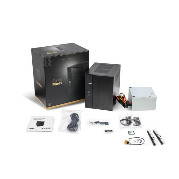 Asrock DeskMeet X600 Series Barebon Mini PCs, AMD AM5 Socket, Black