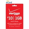 Verizon wireless $10 refill prepaid card (email delivery)