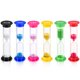 thumbnail image 1 of Set de 6 Relojes de Arena KISEER de Colores, tiempos de 30 segundos a 10 minutos, 1 of 7