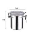thumbnail image 2 of JASKFLY Food Storage Container - Stainless Steel Sealed Preservation Jar for Coffee Beans Tea Milk Powder Kitchen Pantry Organization, 2 of 9