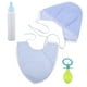 thumbnail image 5 of 1 Conjunto de accesorios de disfraz de bebé gigante y divertido para adultos, con babero, gorro y chupete extragrandes para fiestas de disfraces de Halloween, Navidad y carnaval., 5 of 8