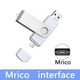 thumbnail image 1 of Unidad Flash USB 3,0 de 2TB, Pendrive de 2TB, Adaptador tipo C metálico de 1TB, Mini disco U resistente al agua, novedad qym unisex, 1 of 2