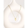 thumbnail image 6 of U7 Tiny 14K Gold Plated Cross Pendant Necklace for Women Teens Dainty Cute Necklace Jewelry Gift for Daughter Wife Girlfriend, 6 of 6