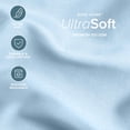 thumbnail image 3 of Bare Home Down Alternative Comforter Set - 3-Pieces - All Seasons - King, Light Blue, 3 of 10