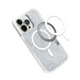 thumbnail image 7 of Designed for Samsung Galaxy S24 Plus /S24+Magnetic MagSafe Wireless Compatible Epoxy Glitter Shiny Sparkle Bling Hybrid TPU Frame Phone Case Cover [Silver], 7 of 7