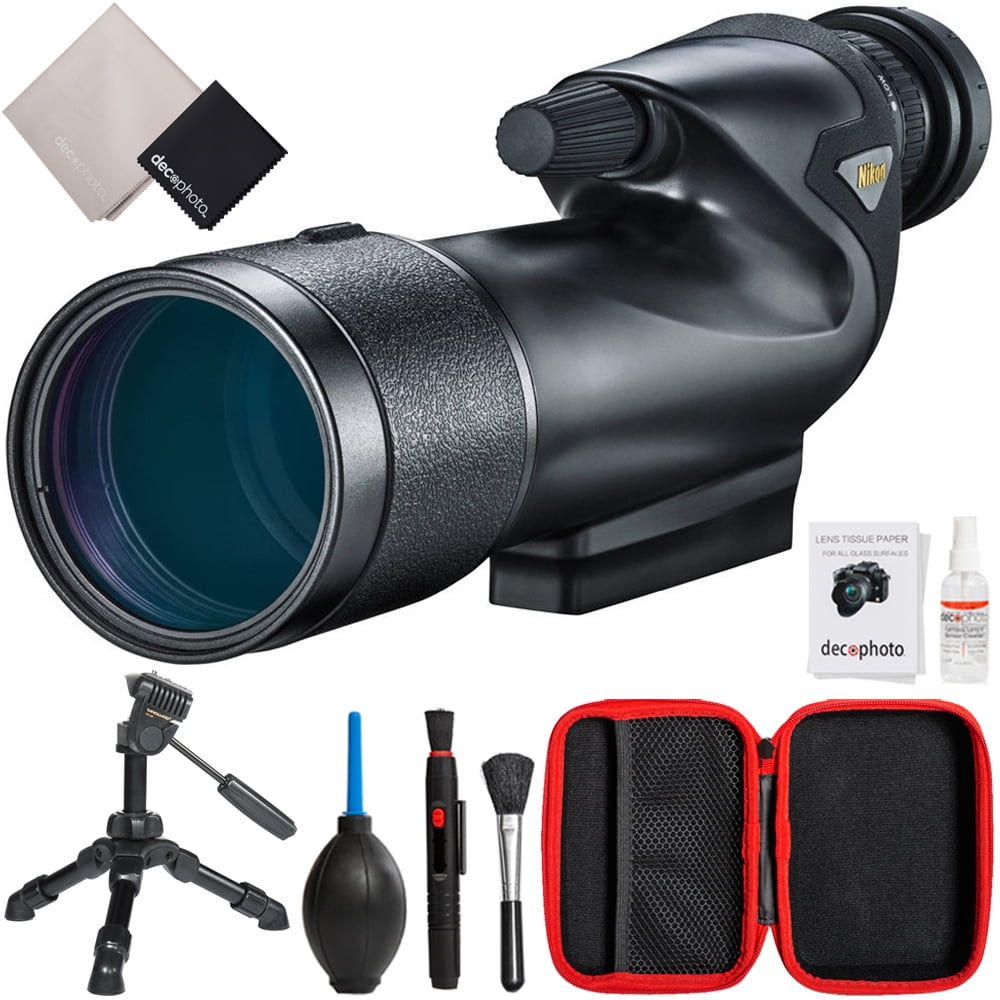 Nikon 6976 PROSTAFF 5 1648x60mm Straight Body Spotting Scope Bundle