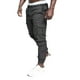 thumbnail image 3 of Pantalones de trabajo de color liso con múltiples bolsillos para hombre - Leggings de algodón, largo, diseño de moda - M/L/XL/XXL, 3 of 7