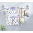 thumbnail image 3 of AOYEGO Animal Unicorn Hand Towel Floral Feather Happy Birthday Blessed Quote Hand Drawn Star Dots Towels Cotton Face Towel Bath Kitchen Decor Set for Women Men Girls Boys 15x30 Inch, 3 of 11
