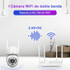 thumbnail image 4 of 2pcs Cámara De Seguridad Exterior Wifi Visión Nocturna 3mp Belug, blancas, 4 of 5