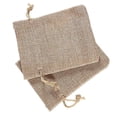 thumbnail image 3 of 50Pcs Small Burlap Bags with Drawstring,3X4Inch Gift Little Burlap Drawstring Bags,Reusable to Stor, 3 of 5