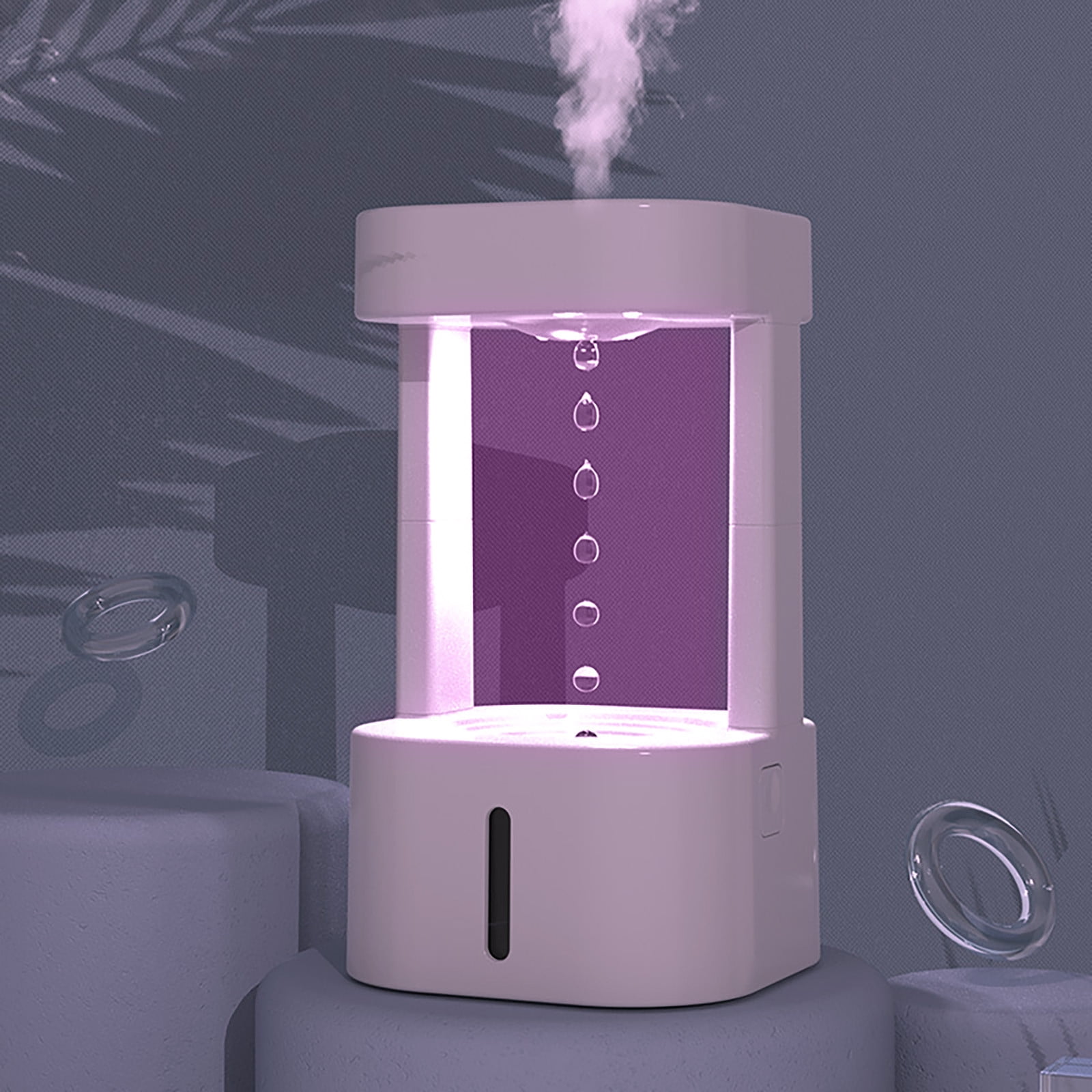 VBODN Humidifier,Humidifier for Large Room,Humidifier for House,Humidifier and Air Purifier In One,for Office,Car,Room with Night - Quiet Mini Humidifier