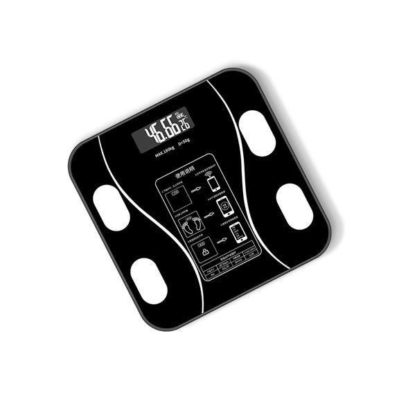 Seitruly Báscula de peso inteligente Bluetooth Báscula de grasa corporal electrónica Báscula de grasa corporal personalizada Monitores de salud