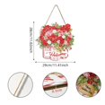 thumbnail image 4 of TERGAYEE Happy Valentine's Day Wooden Door Hanging Sign,Valentine's Day Rose Bouquet Wooden Hanging Sign Conveys A Romantic Festive Felling Wall Decoration Wall Hanging Wall Wooden Board, 4 of 8