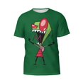 thumbnail image 5 of Invader Zim T-Shirt for Men Novelty 3D Pritneted Casual Short Sleeve Tees Shirt Summer Street T Shirt Top, 5 of 7