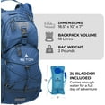 thumbnail image 3 of Teton Oasis 18L Hydration Pack - High Tide, 3 of 9