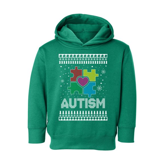 Awkward Styles Ugly Christmas Hoodie for Boys Girls Toddler Xmas Autism Sweatshirt
