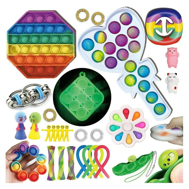Juguete sensorial Push Bubble Fidget para aliviar el estrés | HUOGUO