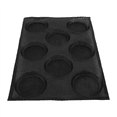 thumbnail image 2 of Moldes para panecillos de hamburguesa con 8 agujeros para hornear, de silicona, antiadherentes, perforados, 2 of 4