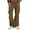 Khaki, variant on Jgppe Men's Baggy Cargo Pants Trendy Parachute Pant Loose Elastic Waist Drawstring Trousers with Pockets