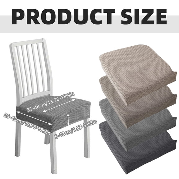 Removable Dining Kitchen Chair Seat Cover For Dining Room Chairs (A, 20*6*11cm)