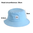 thumbnail image 2 of Sombrero para el sol para bebé, protector solar, sombrero de pescador, hermoso sombrero de playa adecuado para bebé, sombrero ajustable, 2 of 5