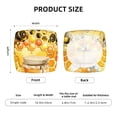 thumbnail image 6 of Uemuo Honey Bee Pattern Waterproof Square Couch Cushion Covers, Magic Sofa Covers Washable, Stretch Sofa Seat Cushion Slipcovers, 6 of 9