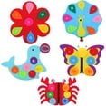 thumbnail image 1 of 5Pcs Non-woven Fabric Board Button Toys Kids Educational Preschool Plaything, 1 of 9