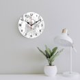 thumbnail image 3 of Silent Wall Clock 25cm/9.84in Round Wall Clock Italian Landscape Hanging Clock for Home Living Room Bedroom Kitchen Non Ticking Battery Operated Living Room Mute Clock, 3 of 5