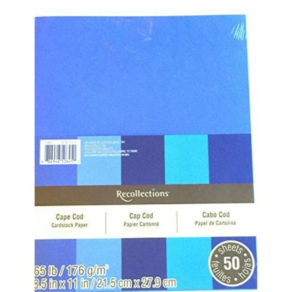 Cardstock Blue